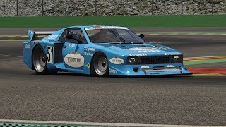 Assetto Corsa  DRM Lancia Beta Montecarlo Div 2 at SpaFrancorchamps [upl. by Jona413]