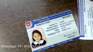 Sublimation Id Cards PVC ID Cards Acrylic ID Cards Plastic Id Cards MDF Id Cards from Koncept [upl. by Curtice]