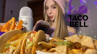 ASMR Eating a TACO BELL FEAST [upl. by Ranip334]