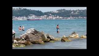 Views of Argassi beach and Zakynthos Town Greece HD [upl. by Alliber]