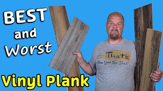 What are the BEST Brands of Vinyl Plank and How to Test their QUALITY [upl. by Nivanod]