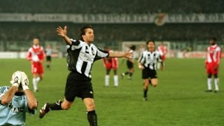 HIGHLIGHTS Juventus vs Monaco 41  UEFA Champions League SemiFinal First Leg  01041998 [upl. by Wolpert]