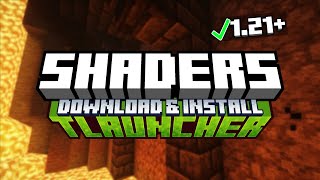 How to Download amp Install Shaders for TLauncher 1213 2024 [upl. by Greenland]