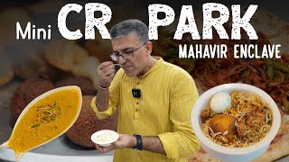 Bengali STREET FOOD Walk  Delhis Mini C R Park Mahavir Enclave I Kolkata Biryani  Chops  Mishti [upl. by Zeus]