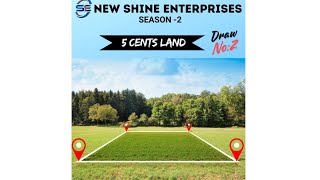 NEW SHINE ENTERPRISES SEASON2 2nd DRAW 5 CENTS LAND❤️ [upl. by Gavriella]