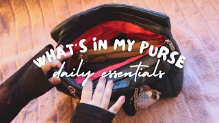 Whats in My Purse 2024 My Daily Essentials [upl. by Hanikas211]