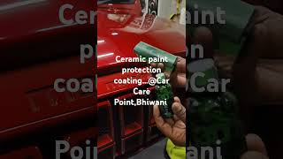 Ceramic paint protection coating📞9991111445 carcarepoint935 car thar carlovers shine [upl. by Kcirednek]