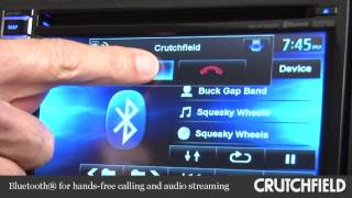 JVC KWNT500HDT Navigation Receiver Display and Controls Demo  Crutchfield Video [upl. by Kailey]