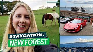 UK STAYCATION NEW FOREST amp SOUTH SEA VLOG [upl. by Anirad]