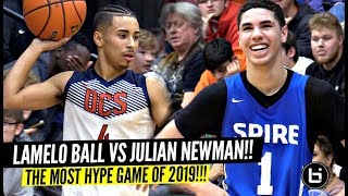 LaMelo Ball vs Julian Newman The Most HYPED Game Of The Year SHT GOT WILD [upl. by Africa605]