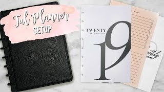 2019 Tul Planner Setup  Discbound Planner Setup  Arc Planner System [upl. by Hairacaz]