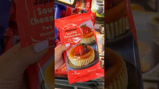 Trying Trader Joe’s Japanese Souffle Cheesecake traderjoes cheesecake foodreview [upl. by Akessej]