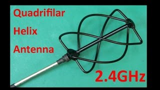 Quadrifilar Helix Antenna 2 4GHz [upl. by Erdrich]