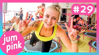 Jumpink 29  Jumping fitness class  Rebound workout fitness on trampoline [upl. by Apthorp]