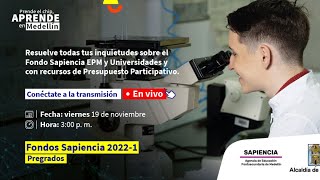 Fondos Sapiencia 20221 [upl. by Odnesor]