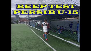 FULL VIDEO  Beep Test Akademi PERSIB Bandung U15 [upl. by Bala]