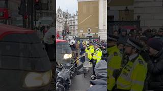 Tractor Tactics as Farmers Break Barriers to Protest Heavy Taxes Outside 10 Downing Streetquot Shorts [upl. by Corabella535]