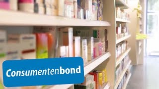 Kosten eerste uitgifte bij de apotheek Consumentenbond [upl. by Llenil]