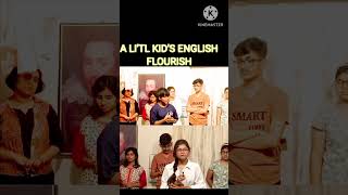 A LIL KID STUNS US WITH HER FLUENT ENGLISH english esl kidspeech [upl. by Arocahs]