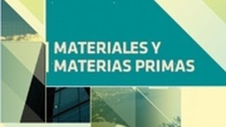 Aluminio Materiales y materias primas [upl. by Nyleek]