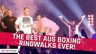 The BEST Australian Boxing Ring Walks EVER [upl. by Julis689]