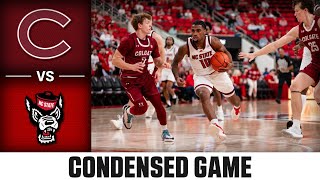 Colgate vs NC State Condensed Game  202425 ACC Men’s Basketball [upl. by Asenaj]