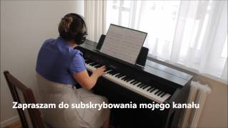 Księżyc raz odwiedził staw  Akademia Pana Kleksa  piano cover [upl. by Atilef95]