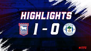 HIGHLIGHTS  Town 1 Wigan 0 [upl. by Waldack760]