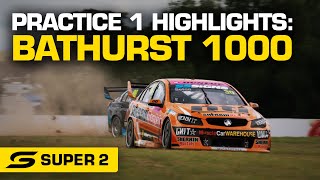 Practice 1 Highlights  Repco Bathurst 1000  Super2 2021 [upl. by Abad751]