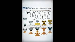 c track festoon system klifting cranefestoon [upl. by Bounds]