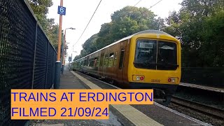 trains at Erdington 210924 [upl. by Eimile]