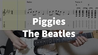 The Beatles  Piggies Guitar Tab [upl. by Conners]