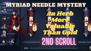 MIR4  Myriad Needle Mystery  An Herb More Valuable Than Gold  How to unlock and solve full guide [upl. by Krista]