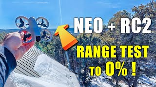 DJI NEO Range Tests with RC2  Normal amp Sport to Below 0  How Far Will it GO [upl. by Suirtimid351]