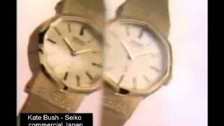 Kate Bush  Rare Japanese Seiko commercial [upl. by Zolner]