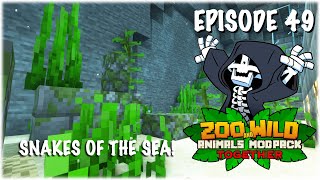 The Saltwater Eel Exhibit  Minecraft SMP Zoo and Wild Animal ZAWA Mod  S3E49 [upl. by Ody923]