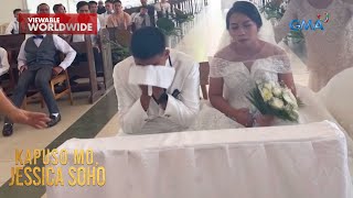 Pari sinermunan daw muna ang bride at groom bago pa man ikasal  Kapuso Mo Jessica Soho [upl. by Noirad221]