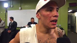 Oscar Valdez vs Genesis Servania Post Figth [upl. by Zinck]