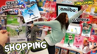 Amiibo Shopping w FGTEEV Mom amp Chase Surprise  Unboxing Super Smash Bros 4 WiiU  Wave 1 [upl. by Petr254]