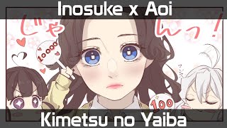 Inosuke x Aoi  Make up Kimetsu no Yaiba [upl. by Pammi737]