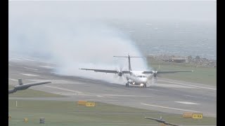 Wellington ATR Emergency at Wellington Airport [upl. by Manlove]