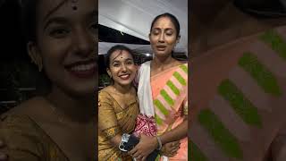 Karishma Nath amp Priyam Pallabee  Suddenly meet a Naam anusthan  Shorts video [upl. by Eisdnyl]