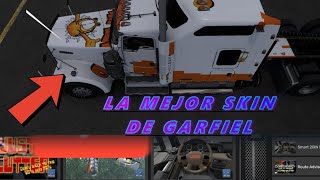 COMO DESCARGAR LA MEJOR SKIN DE GARFIELD eurotrucksimulator2 americantrucksimulator videogames [upl. by Aztiray123]