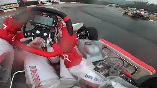 Onboard with Marijn Kremers BirelART Racing during Winter Testing Lonato KZ2 [upl. by Llirrem]