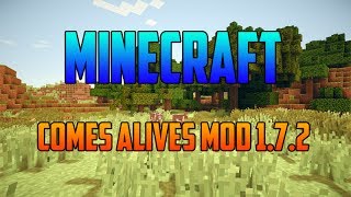 Minecraft 172  Como Descargar e Instalar Comes Alives MOD  ESPAÑOL [upl. by Sidnal819]