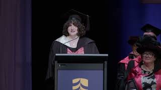 UniSQ Toowoomba Graduation Valedictorian – Elizabeth Stanfield Flores  930 AM 25 June 2024 [upl. by Marshal]