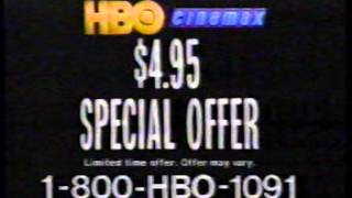 HBOCinemax Commercial Ad 2 1989 [upl. by Shelba]