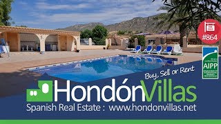 SOLD La Canalosa Cave House Hondon Villas Amazing Conversion [upl. by Giannini492]