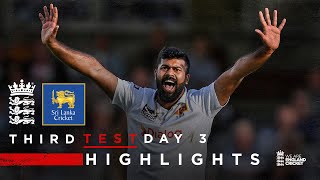 Kumaras 4Fer In 16 Wicket Day  Highlights  England v Sri Lanka Day 3  Rothesay Test 2024 [upl. by Batholomew]