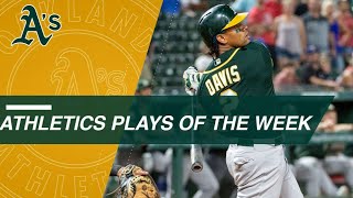 Athletics Plays of the Week 72318  72918 [upl. by Publias700]